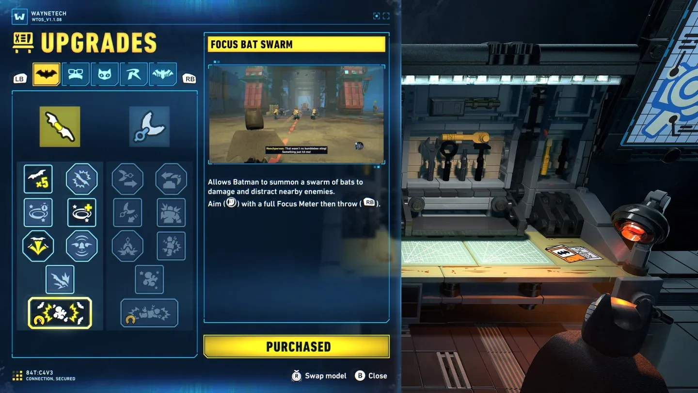 Focus Meter upgrade screen