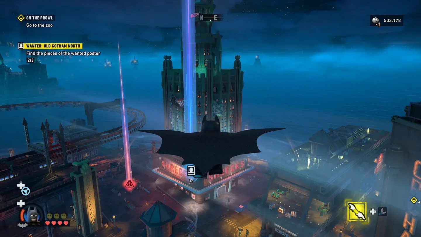 Gotham City four-island map
