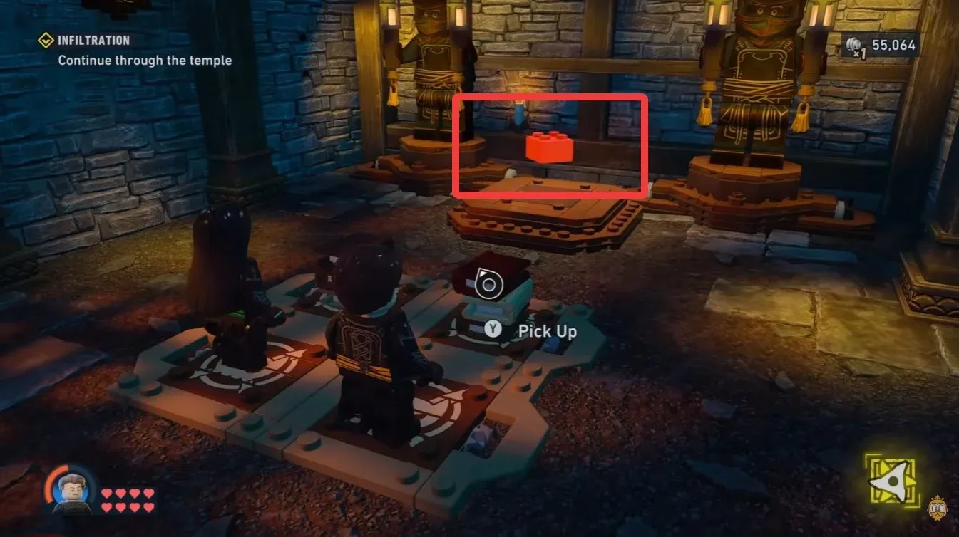 Hidden chamber puzzle room