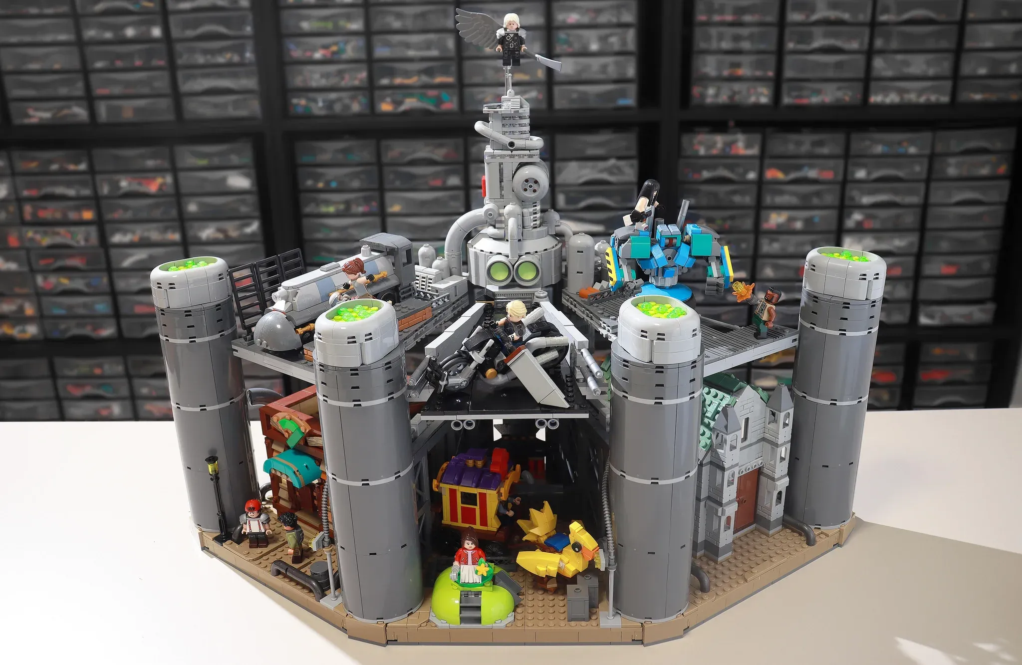 Fan-built Lego Final Fantasy 7 Midgar set is stunning the community
