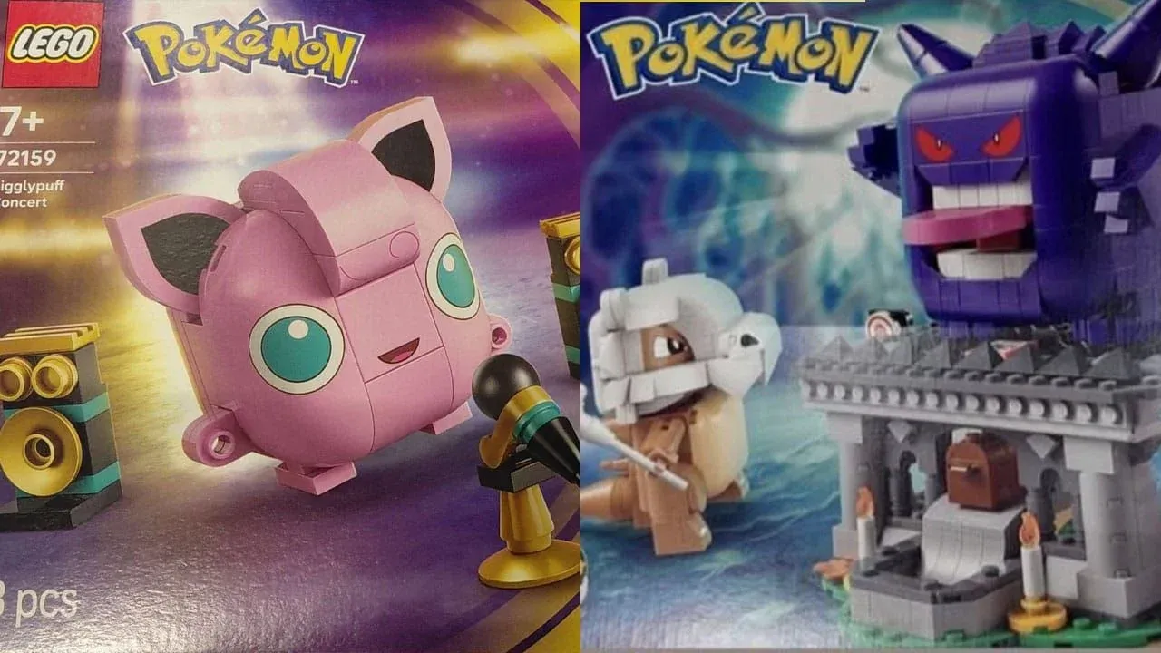 LEGO Pokemon Smart Play Sets Leak: Gengar, Cubone, and Jigglypuff Revealed