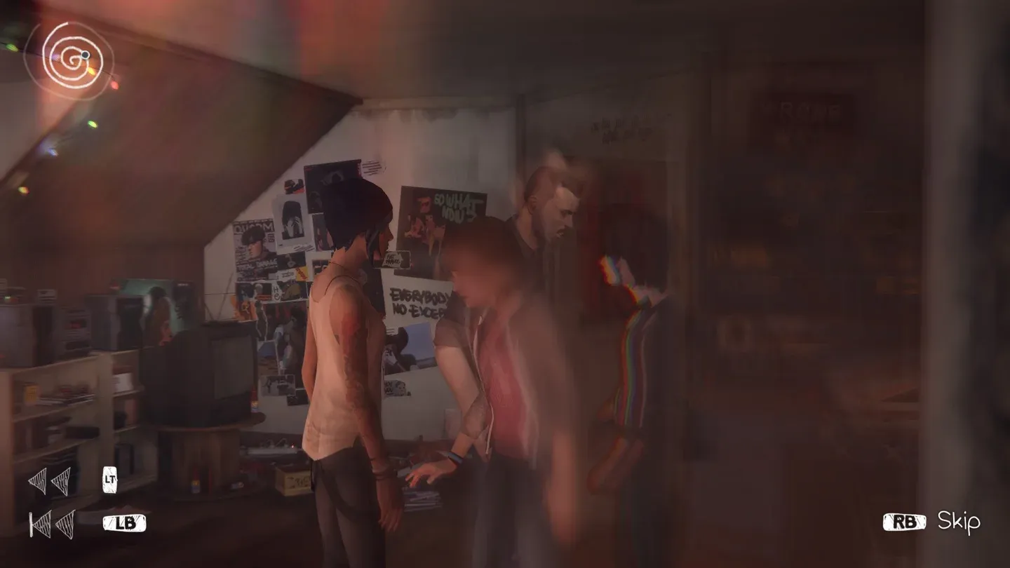 Max's rewind mechanic in use