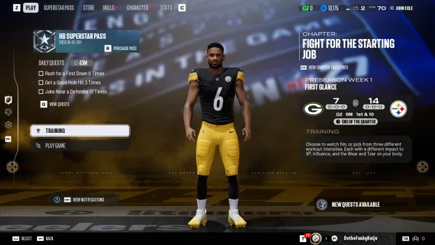 Guida alla build Running Back One-Cut in Madden NFL 27