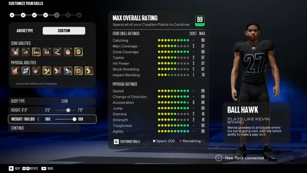 Madden NFL 27 Superstar Safety Ball Hawk Build Guide content image