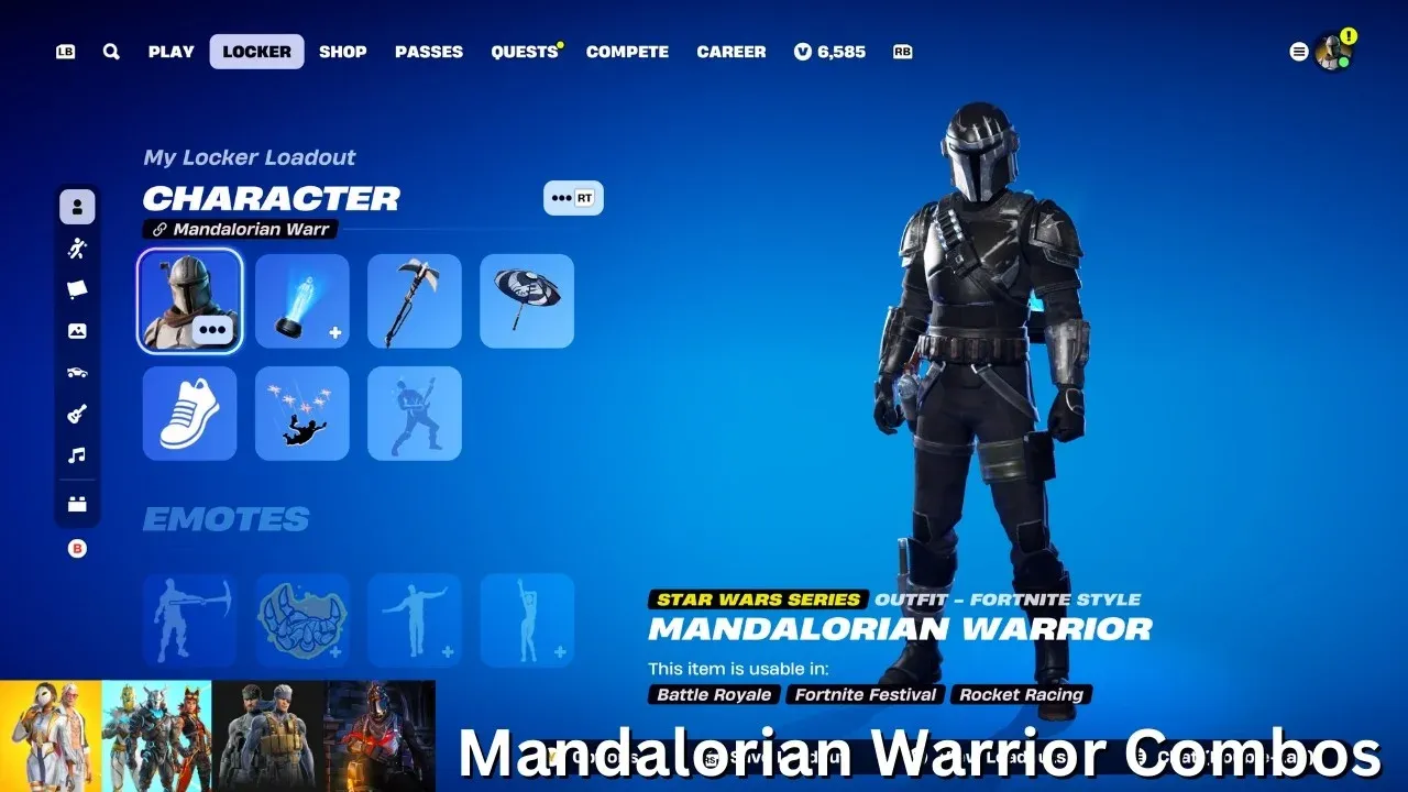 Mandalorian skin in Fortnite