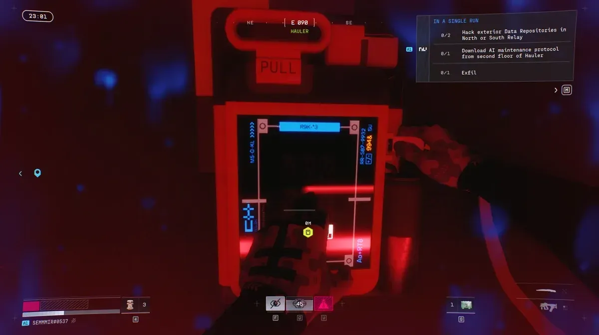 Research clearance terminal location