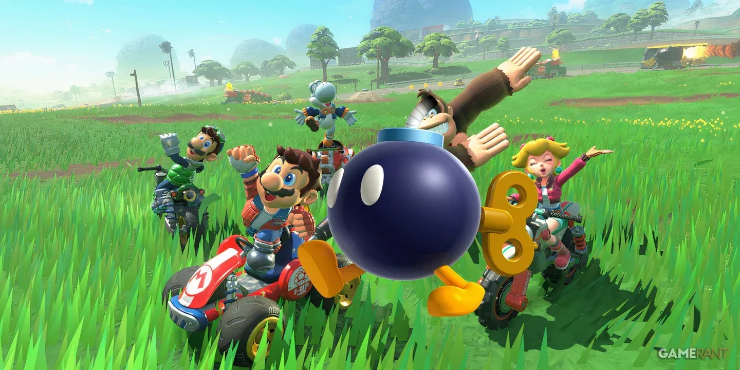 Bob-omb item in Mario Kart World