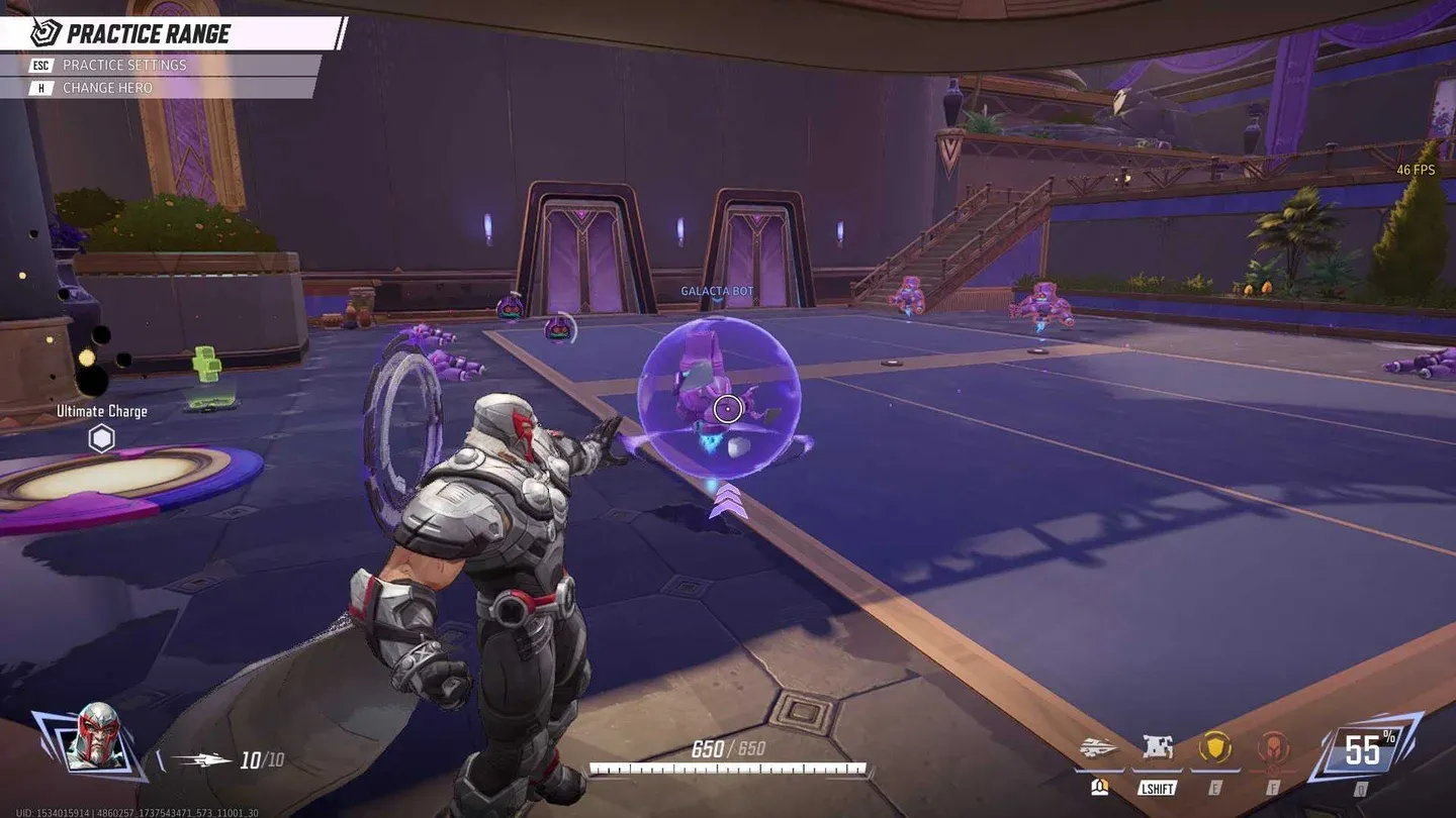 Magneto's Iron Bulwark active