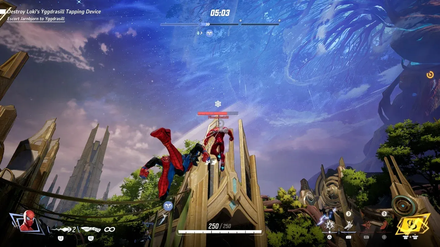 Web-Shooter targeting in combat