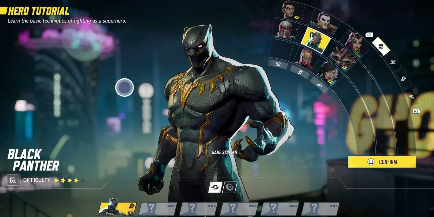Hero role selection in Marvel Rivals