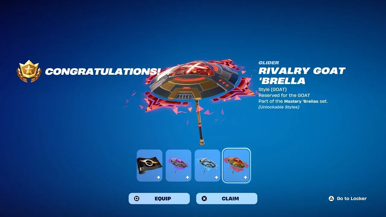 All three Mastery Umbrella tiers