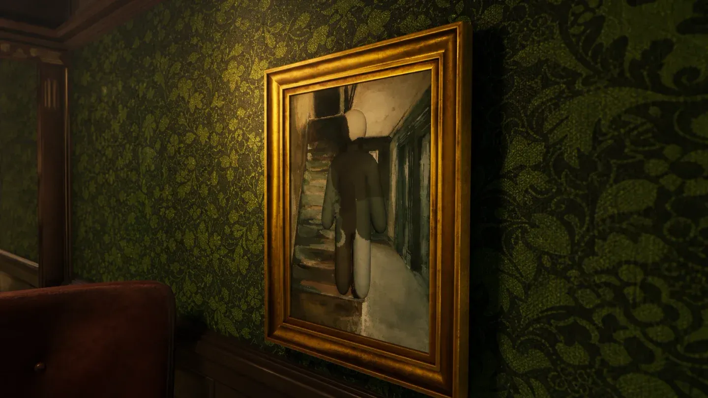 Library crouch spot, Mansion