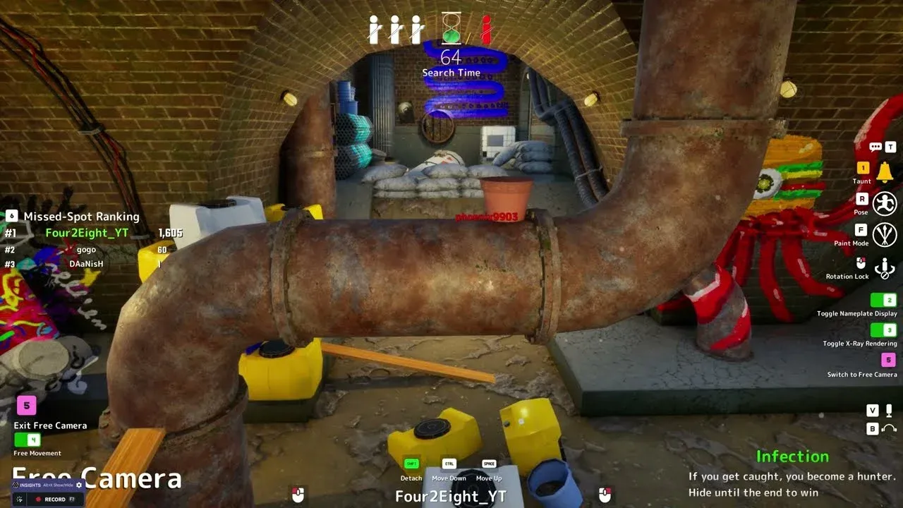 Bikini Bottom map overview