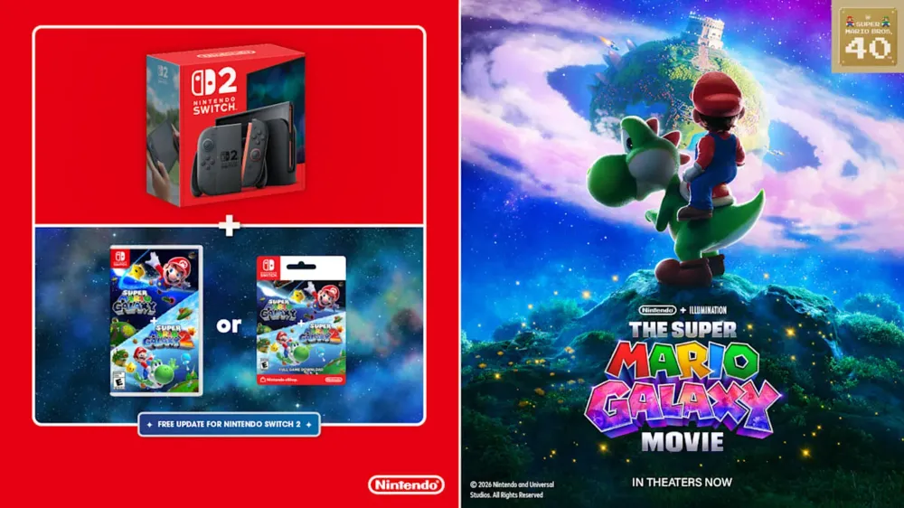 Nintendo Switch Bundle: Ahorra $20 en Mario Galaxy | GAMES.GG