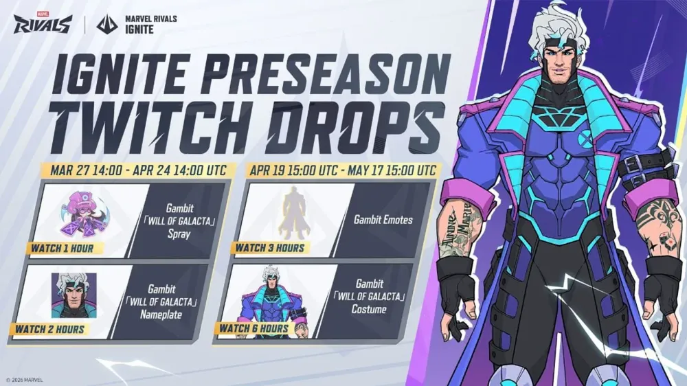 Marvel Rivals: Ottieni la skin di Gambit gratis con i Twitch Drop ...