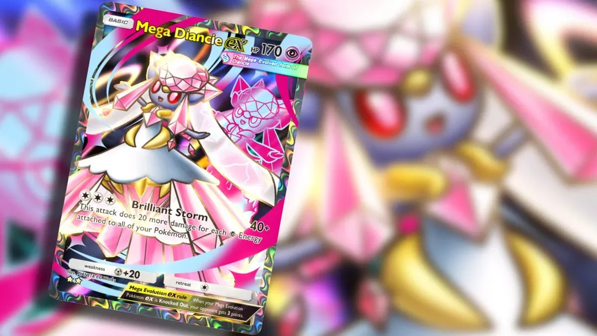 diancie pokemon card ex Mega Diancie ex - 267/217 - ME: Ascended Heroes