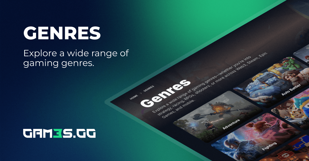 GAMES.GG 游戏数据库上线:覆盖1500+跨平台游戏与1000+类型分类