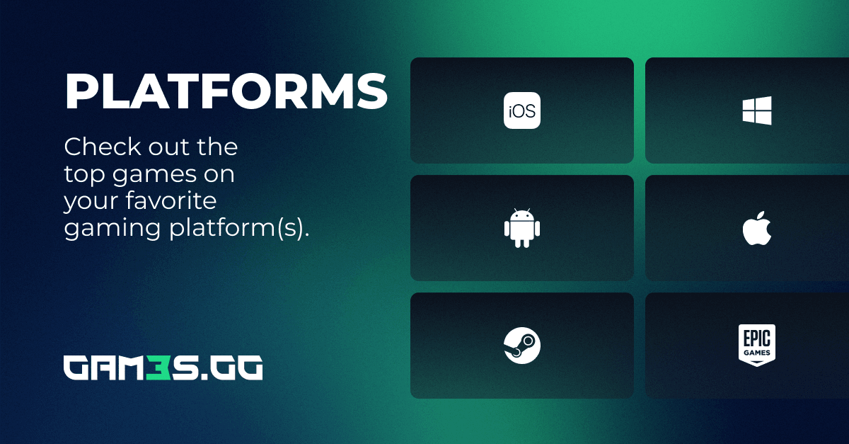 Blockchain & PC Game Platforms | Web3, Steam & Mobile Gaming | GAMES.GG