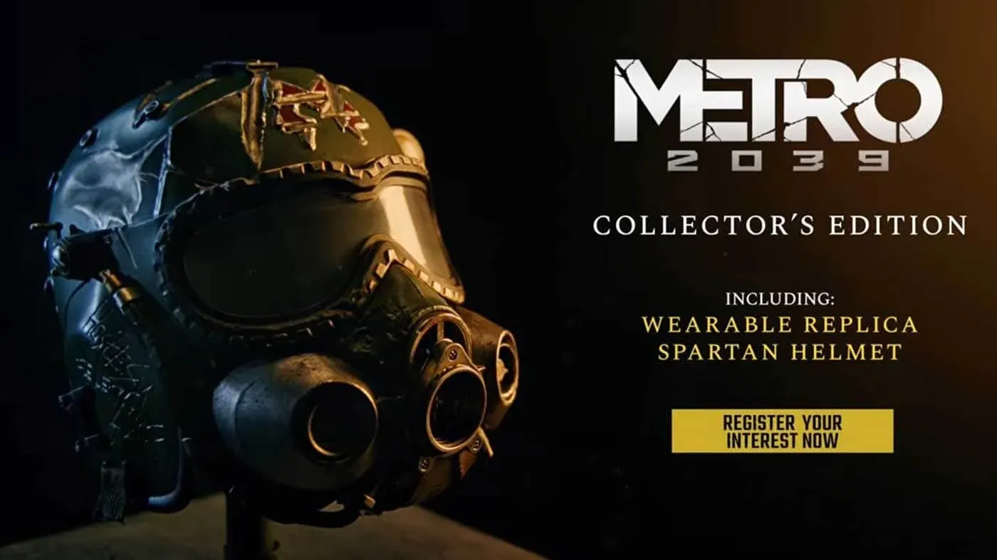 Metro 2039 Collector's Edition Teased With Wearable Spartan Helmet
