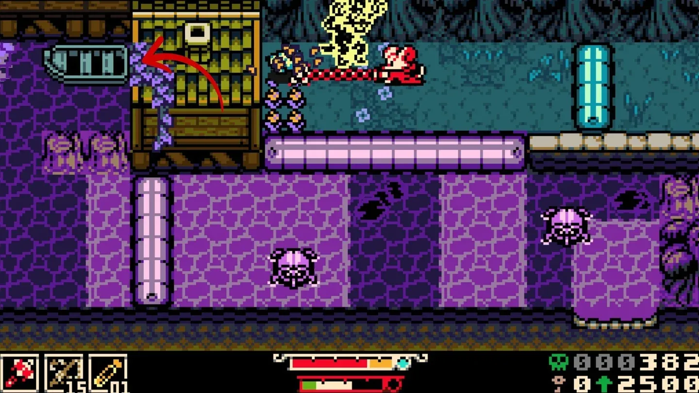 Golden tap floods the lagoon