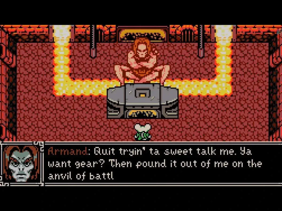 Drop into Armand's lair here