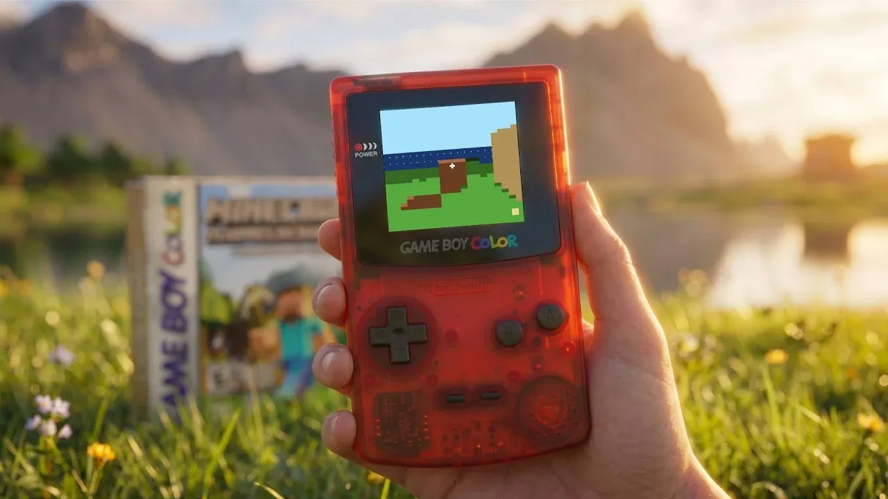 YouTuber Gets Minecraft Running on a Game Boy Color and It Actually Looks Playable