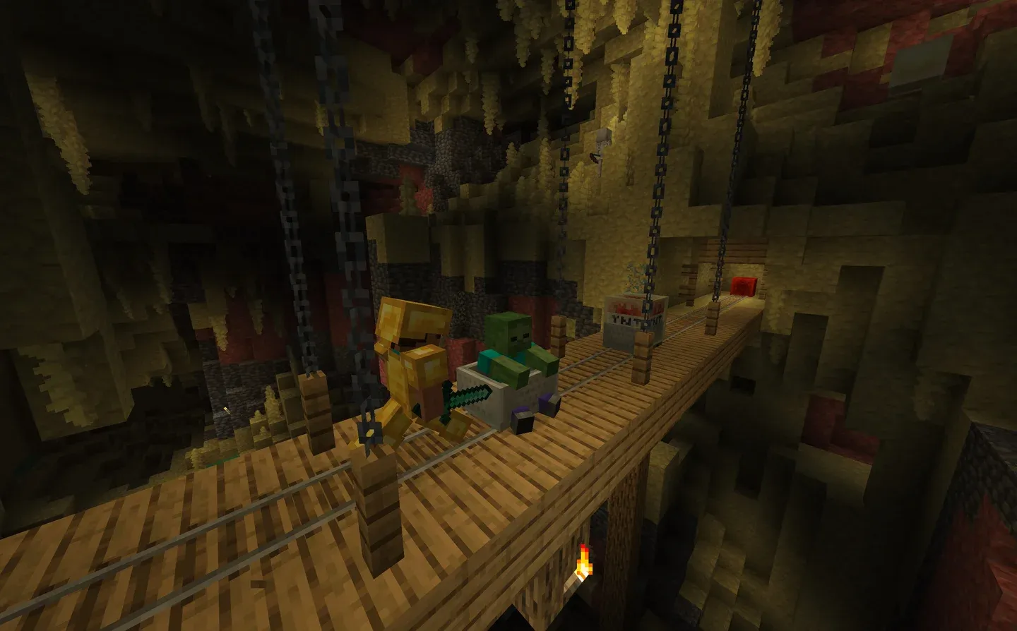 Sulfur Caves mineshaft chest