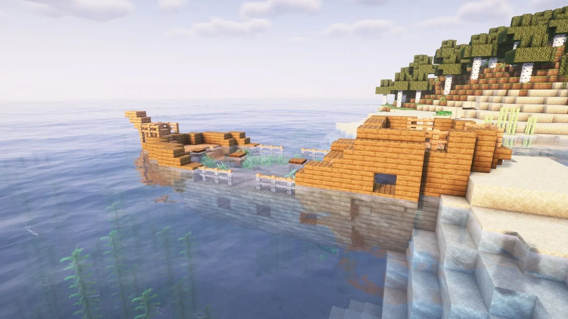 So findest und plünderst du Schiffswracks in Minecraft