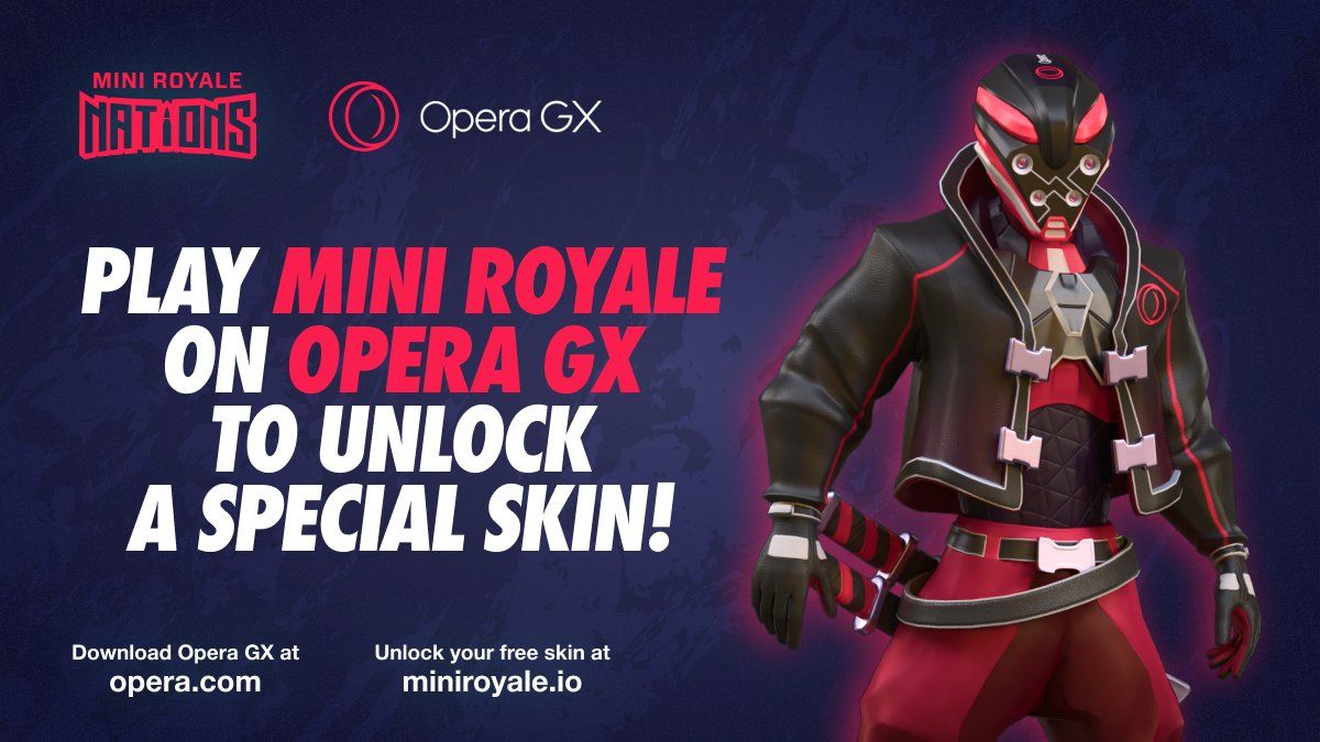 Mini Royale und Opera GX: Exklusiver Gratis-Skin image