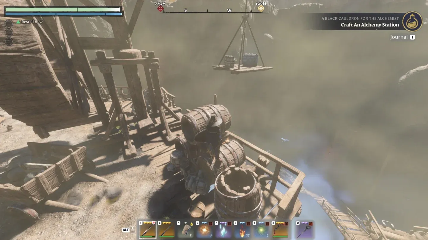 Mining Rift roof chest spot