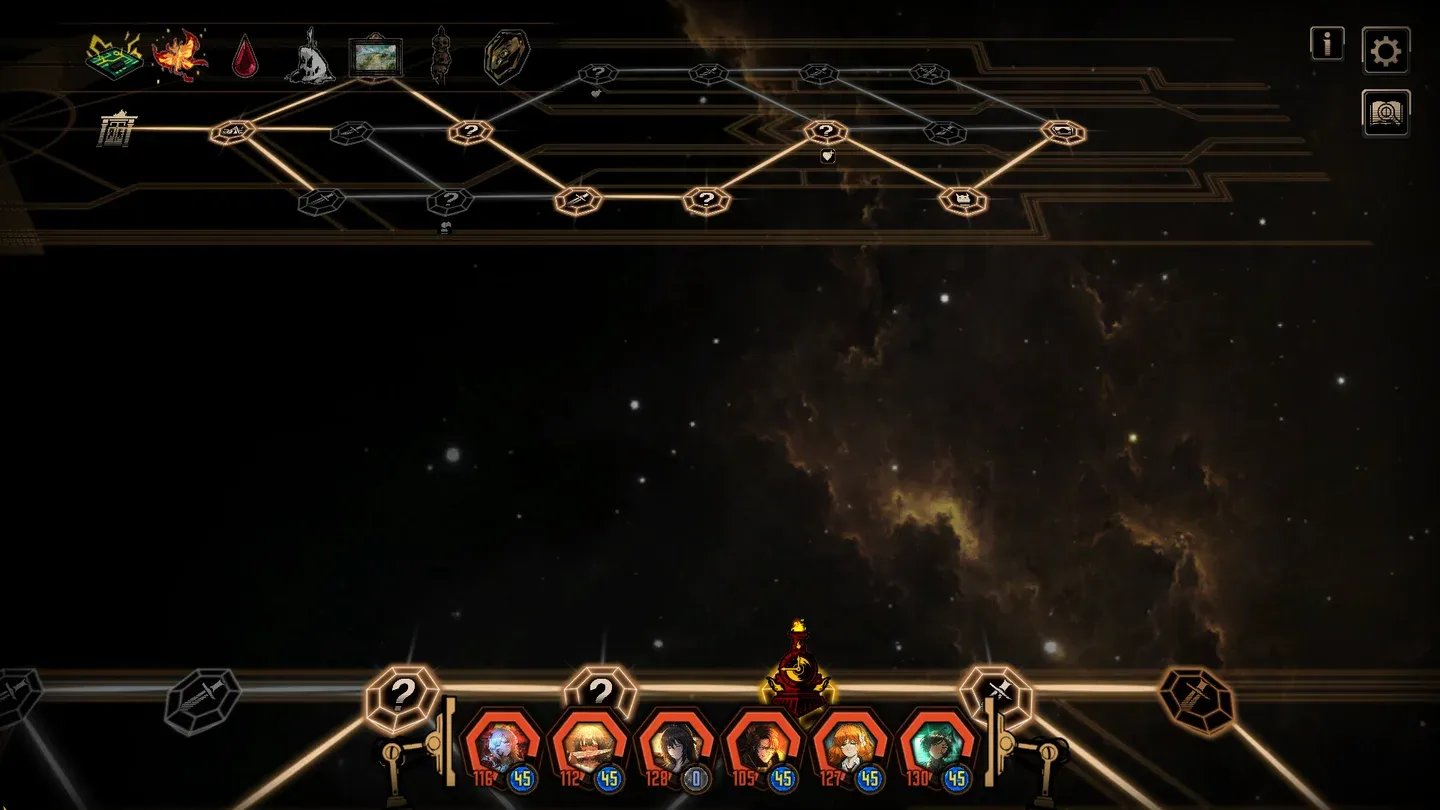 Mirror Dungeon نوڈ انتخاب کا نقشہ