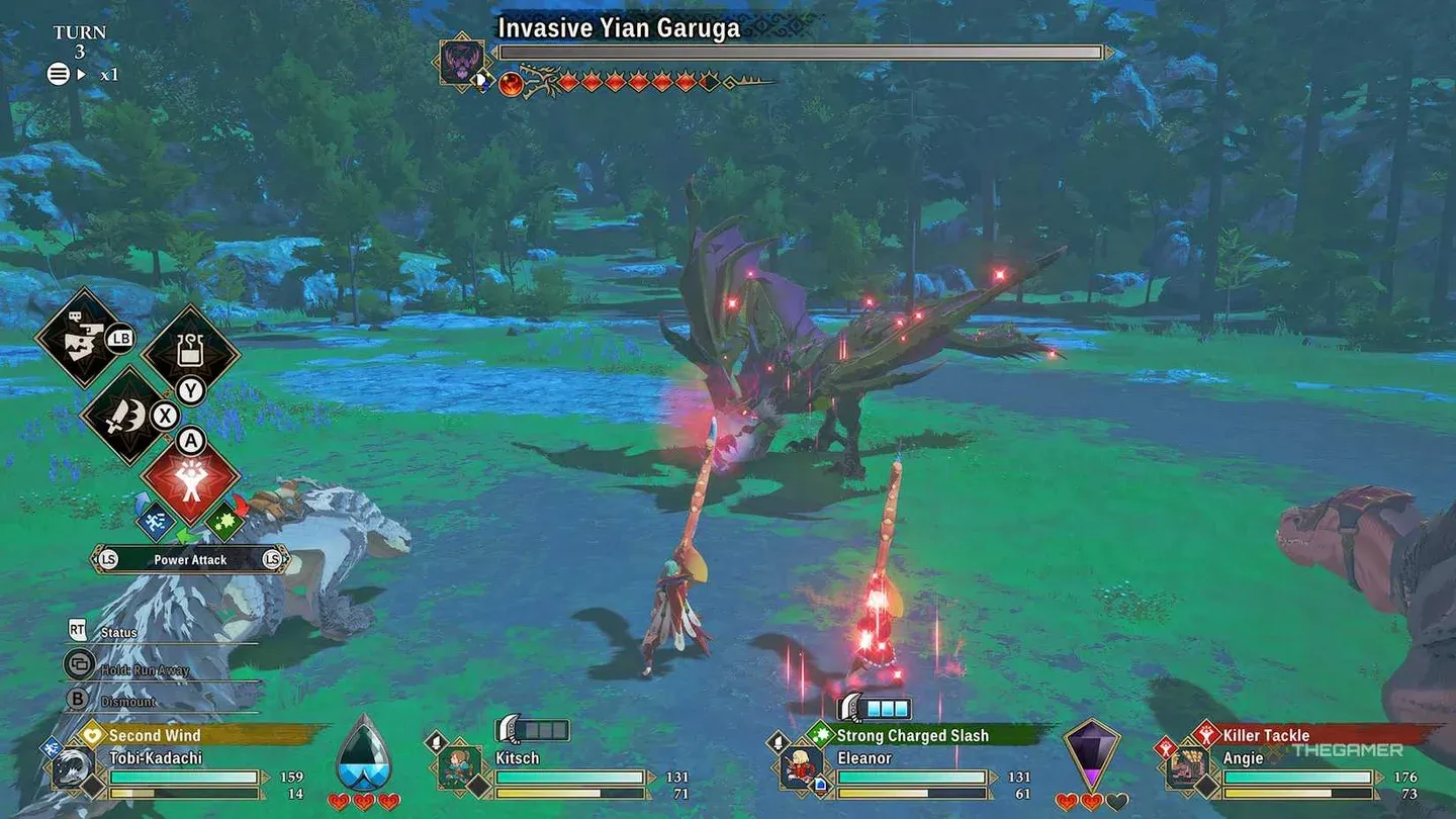 Monstie gene skill screen
