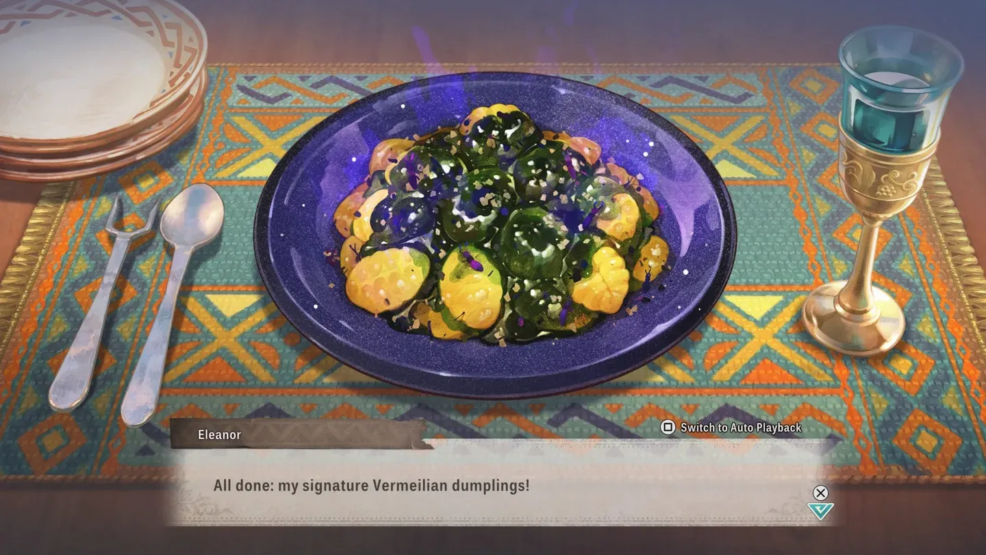已解锁的艾莉诺特色料理