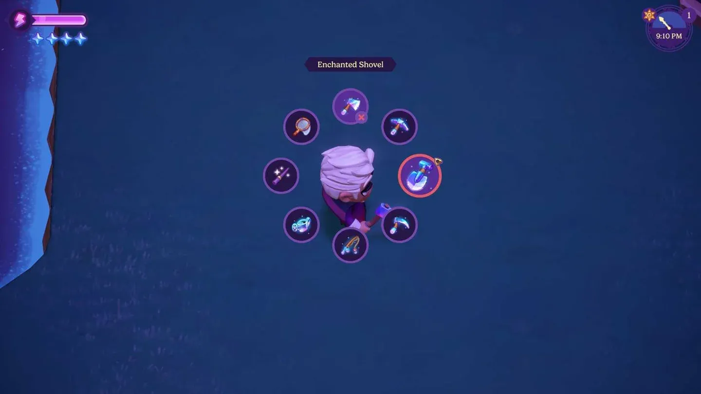 Webb of Wonders Tools tab
