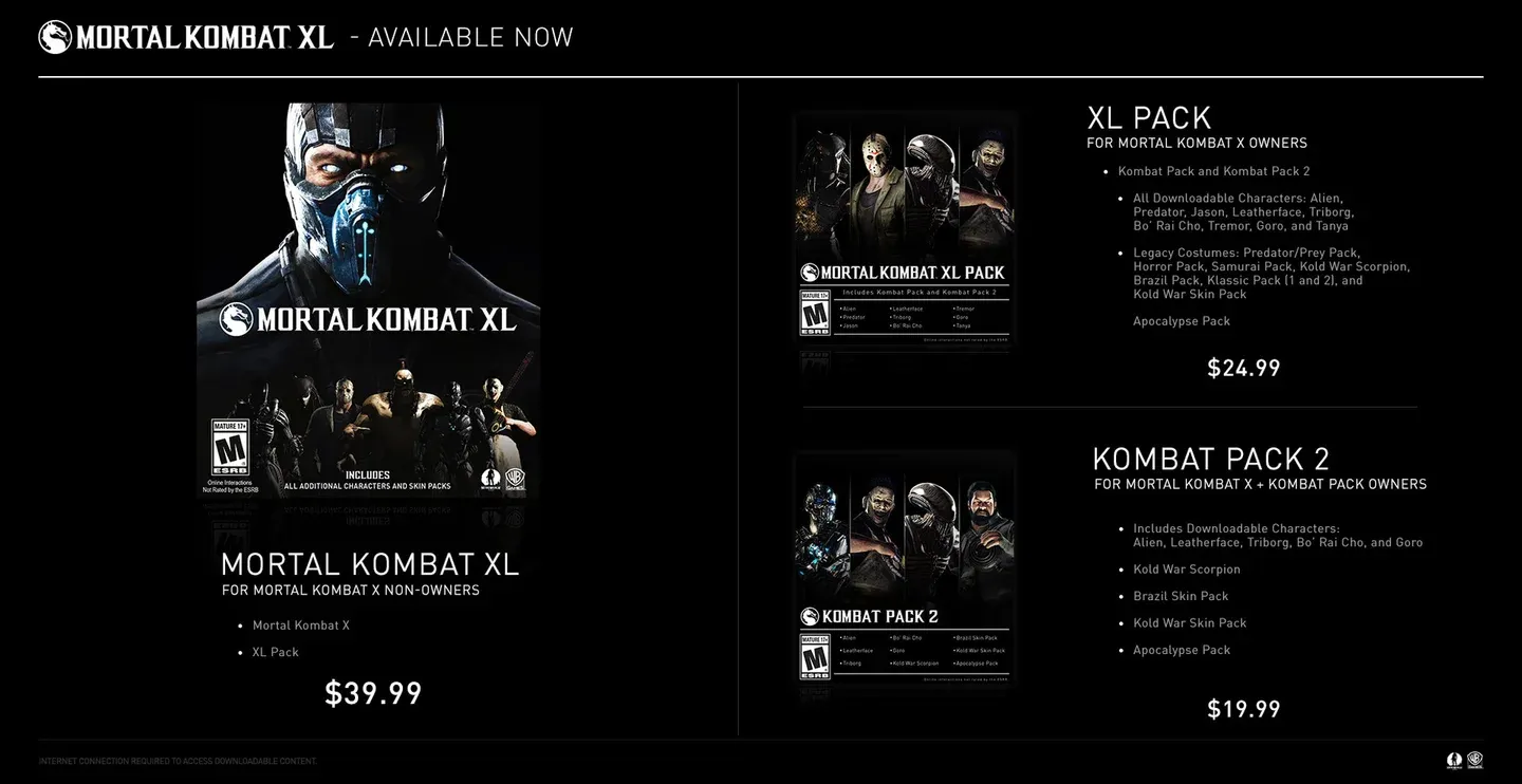 Mortal Kombat X content image