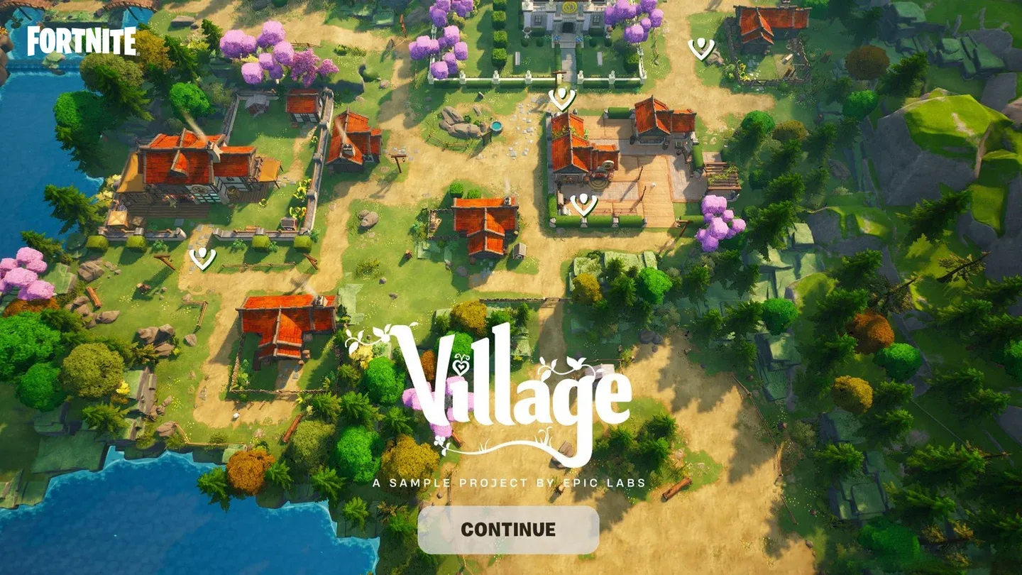 Fortnite UEFN city map build