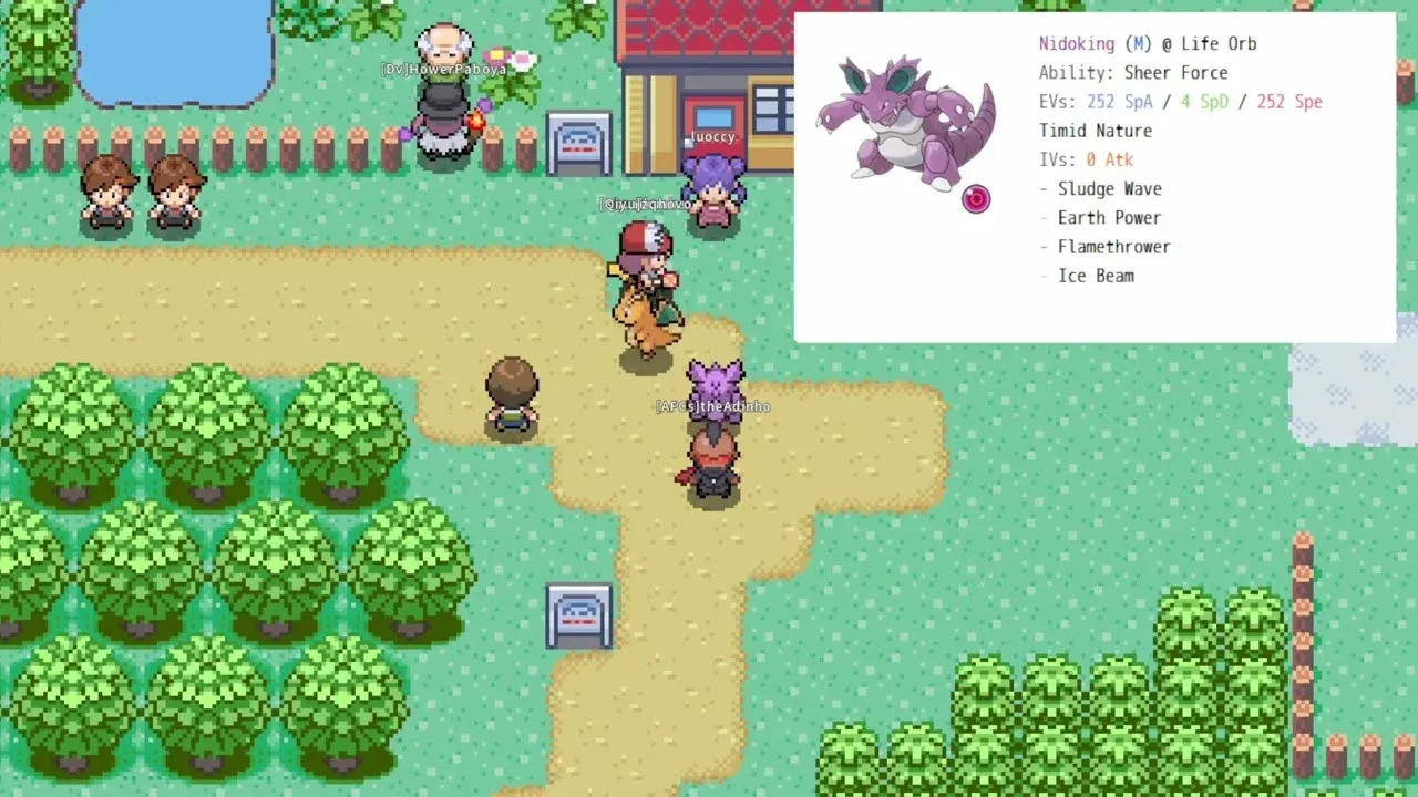 Nidoking's base stat spread