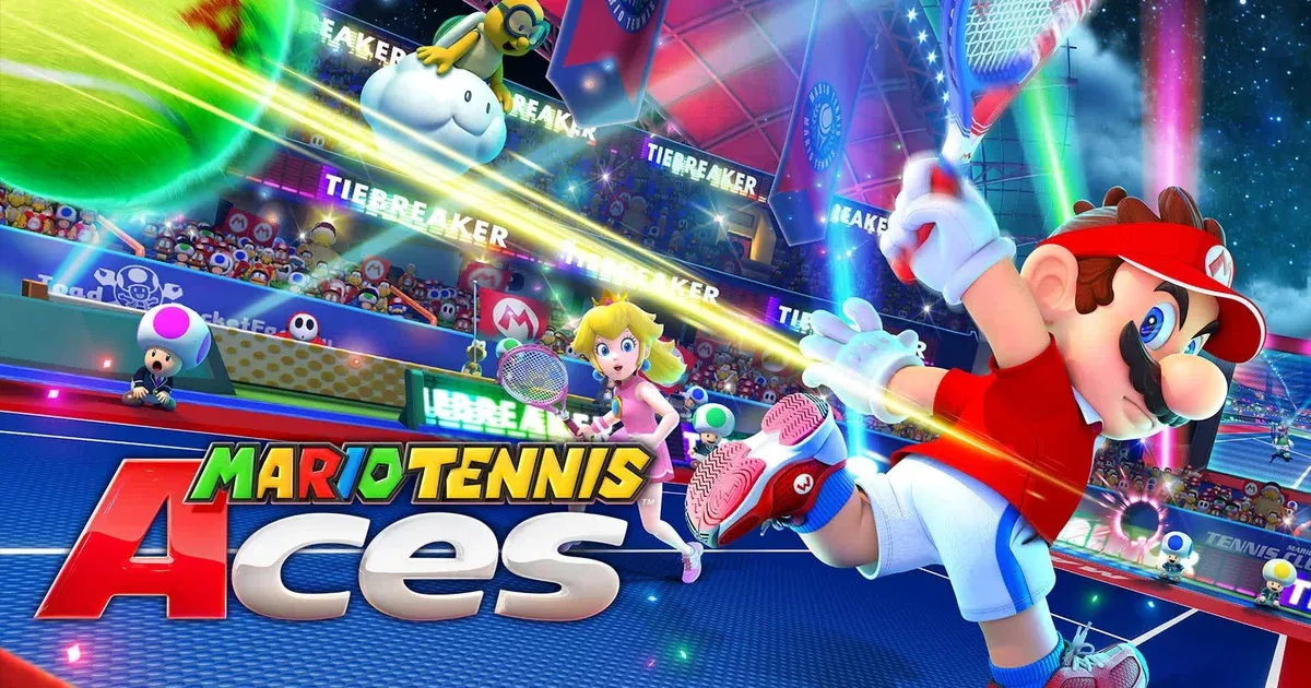 『マリオテニス エース』のサントラで盛り上がる子の遊び