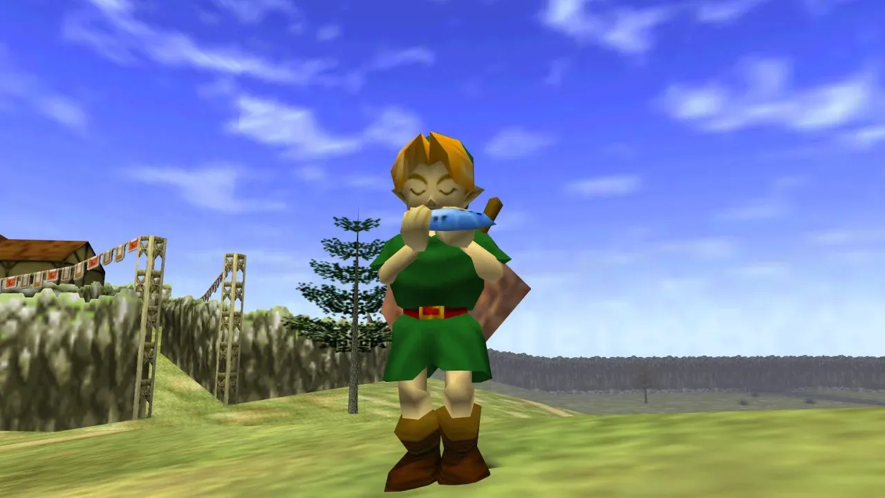 Ocarina of Time's iconic Link