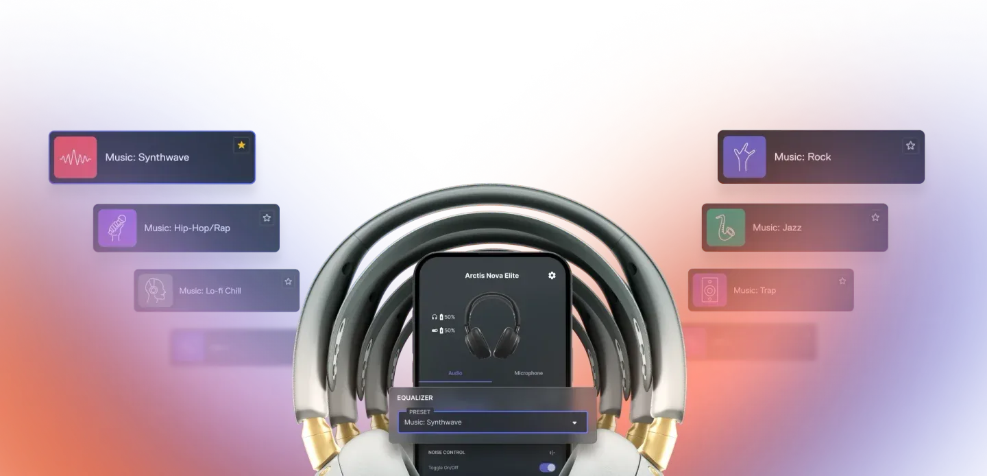 Companion app real-time controls
