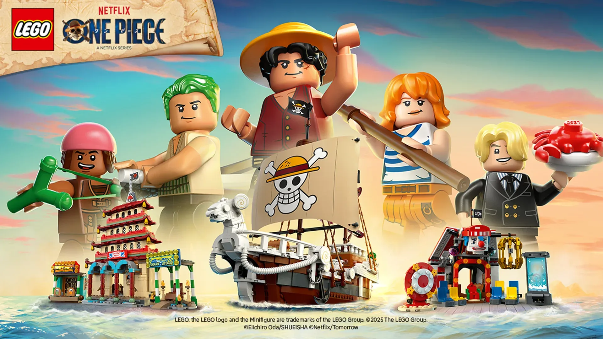 Seven One Piece Lego Sets Drop This Summer Tied to Netflix Season 2