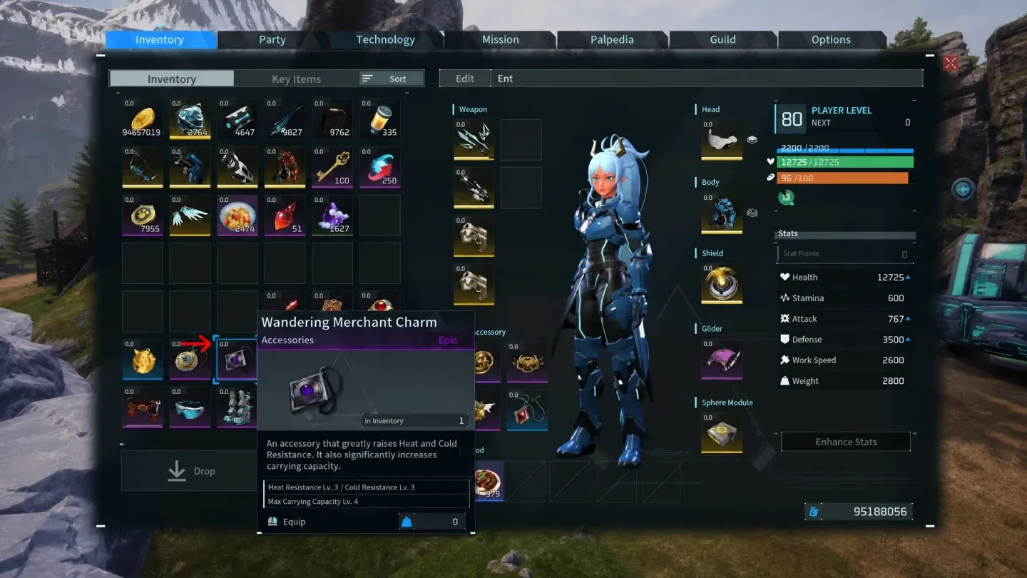 Warsect Terra's Belt stats