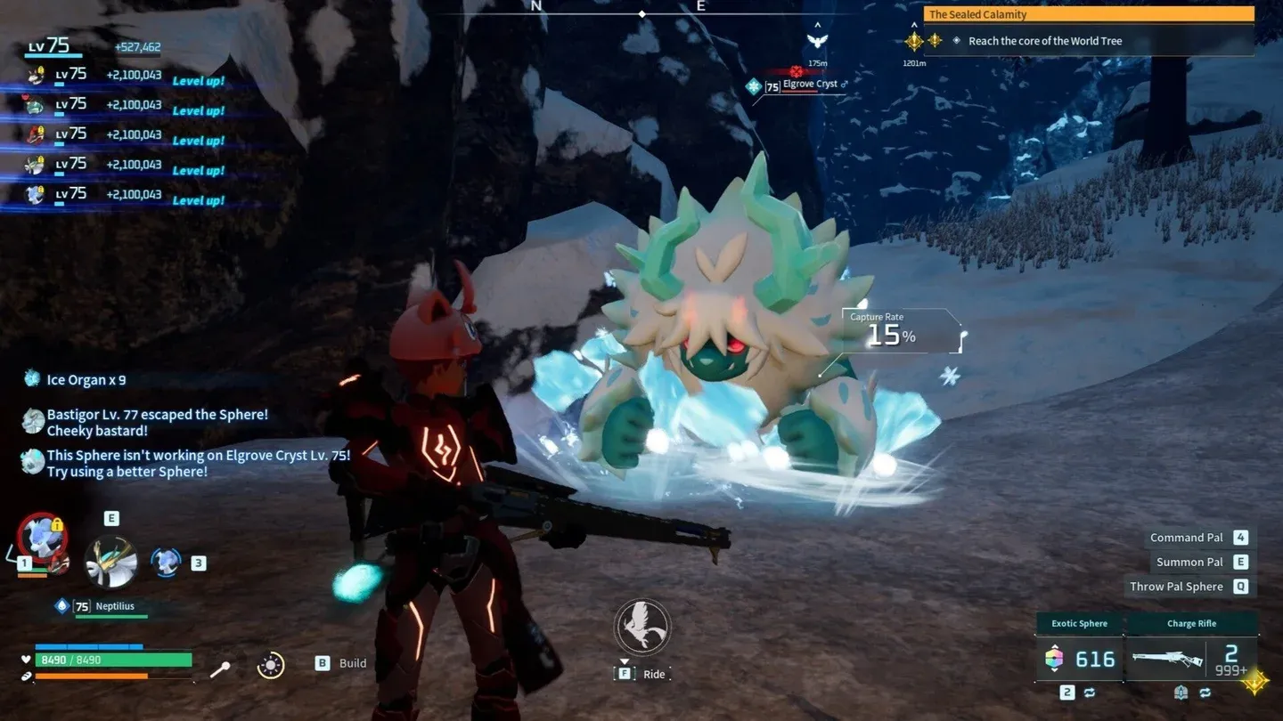 Saddle unlocks at Level 73