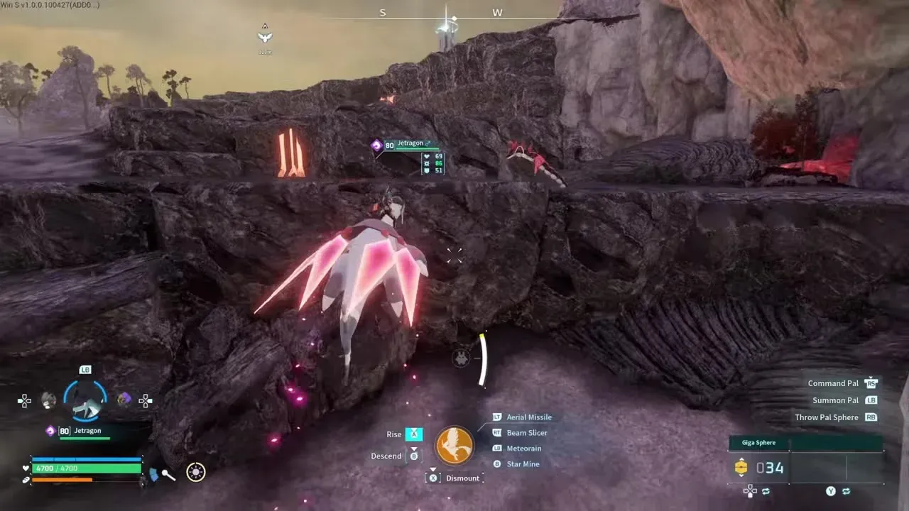 Lava pool sweep path