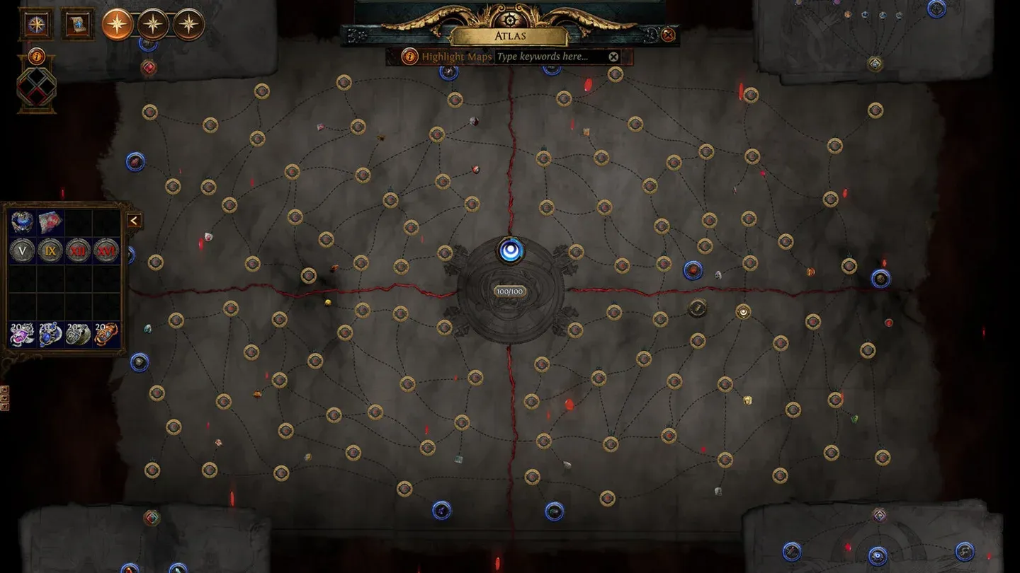 New Atlas center-origin layout