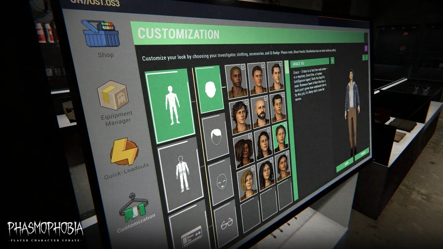 Customization shop at launch