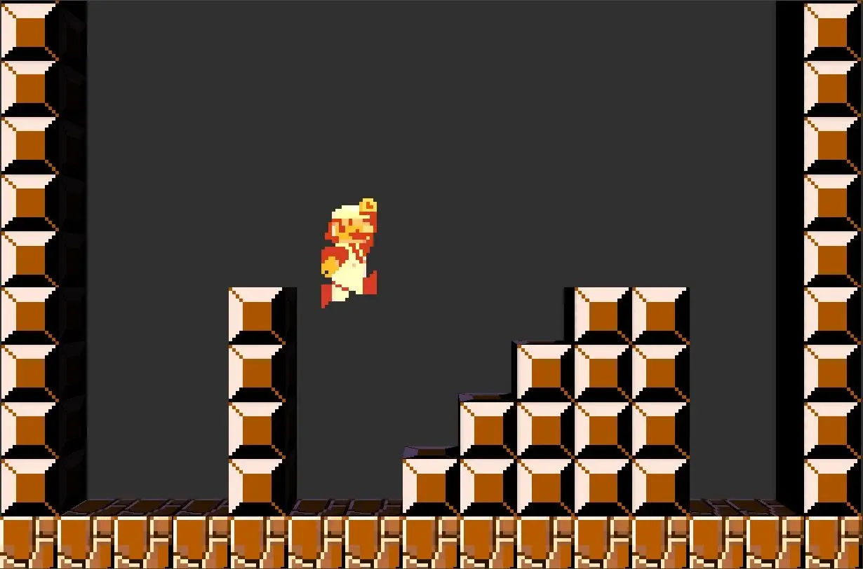 Mario's physics defy reality by design