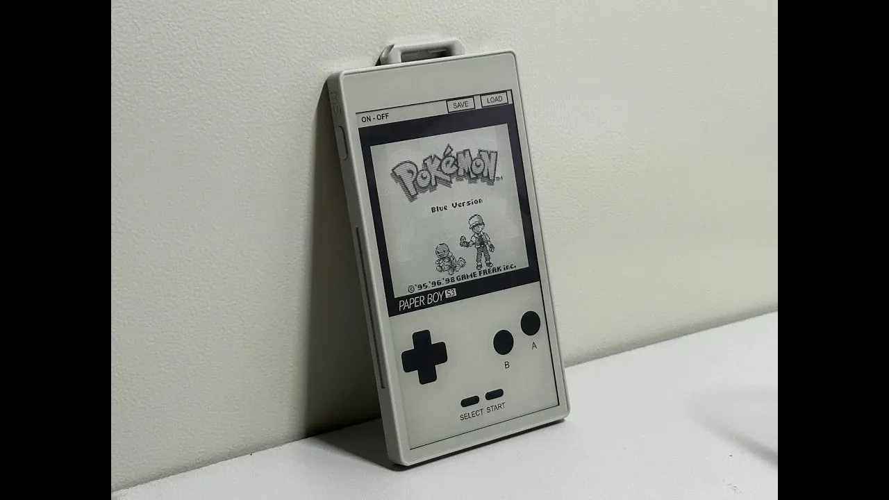 YouTuber Runs Pokemon Blue on an Ereader at a Playable Framerate