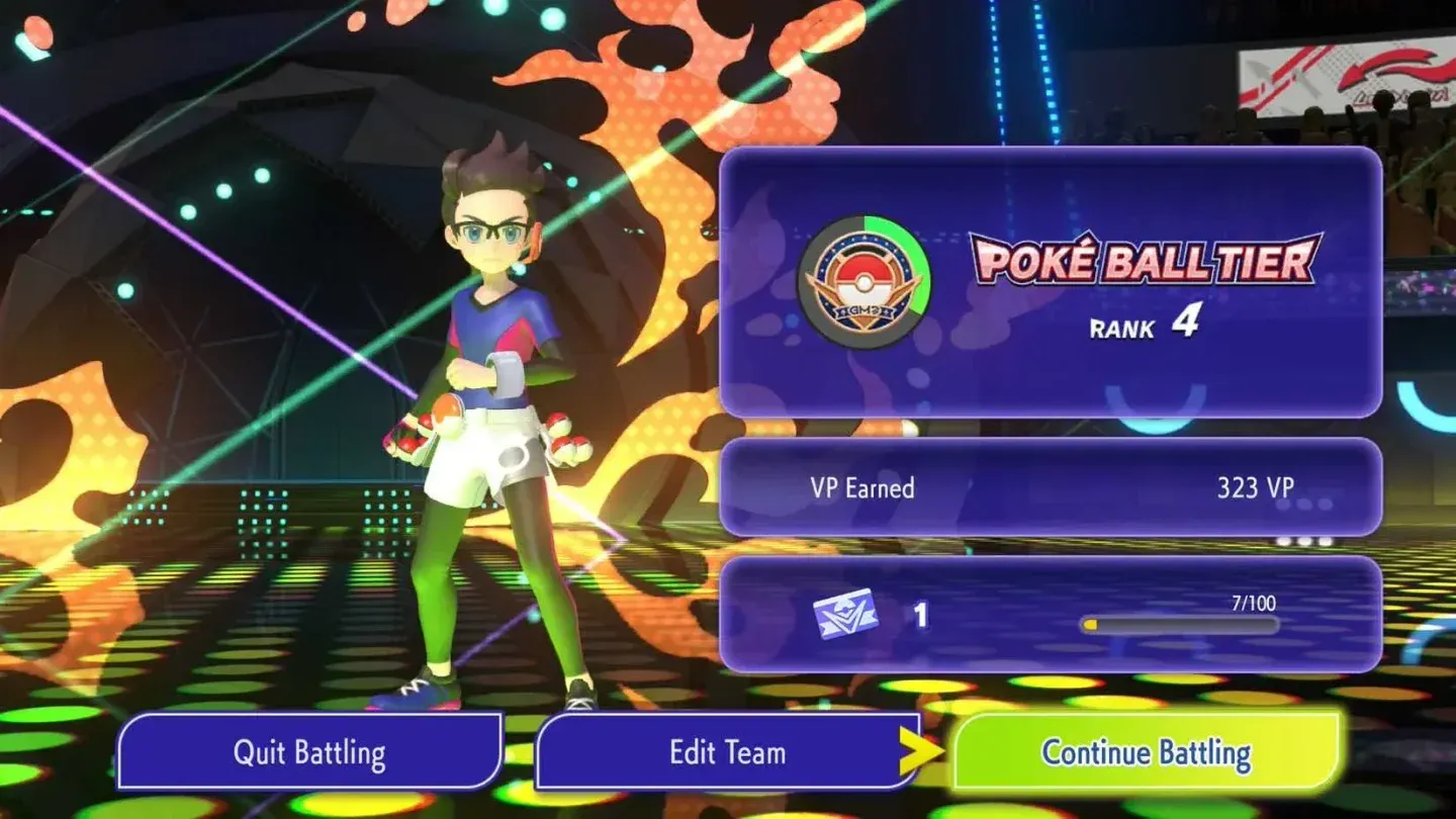 Affichage de la Poké Ball dans le menu Boîte