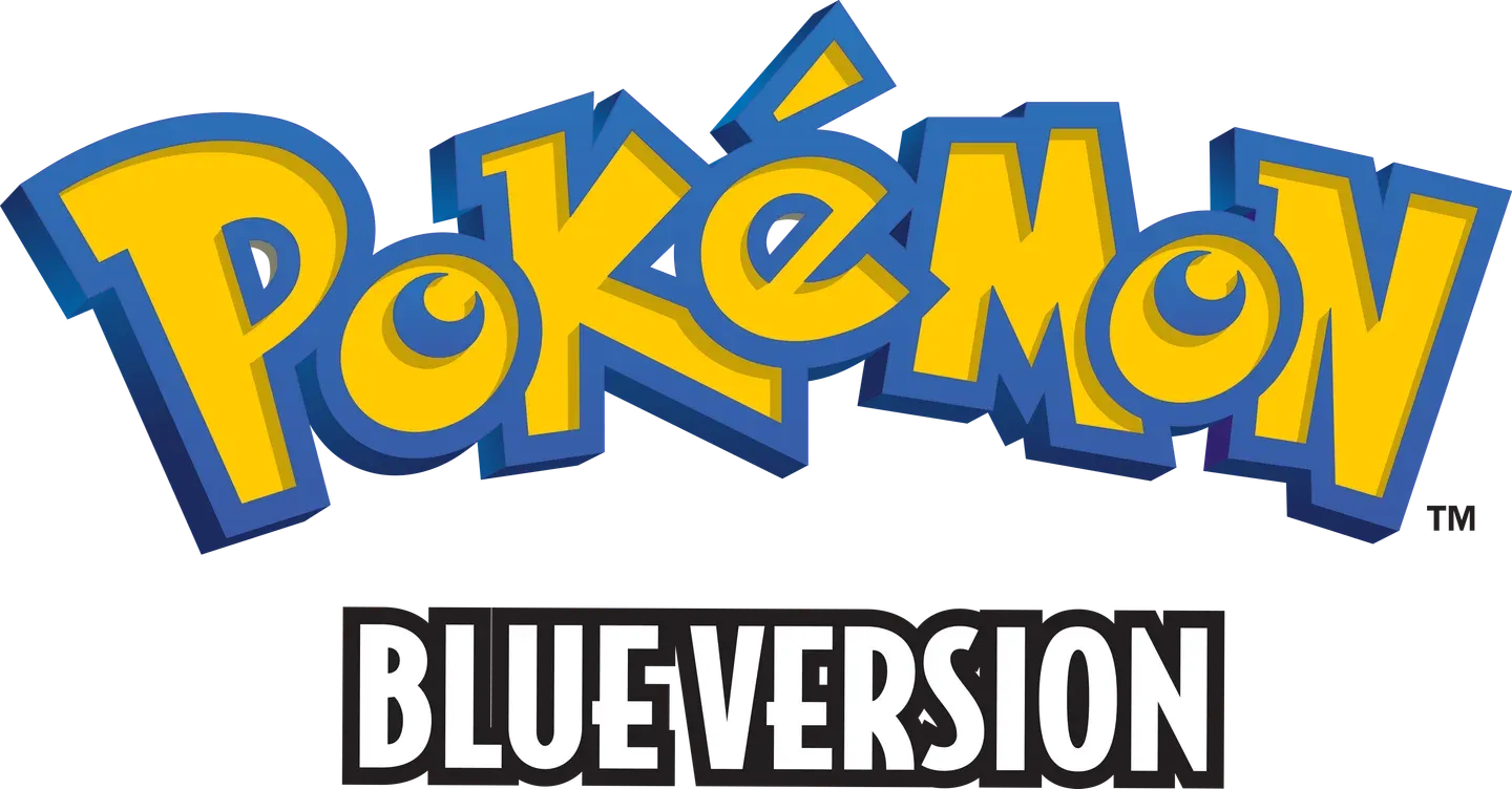 Pokémon Blue Version Logo